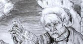 Yaşlı Kadın İzergil'in hikayesi nedir: eserin analizi