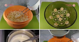 Gâteau au yaourt à la banane et au kiwi