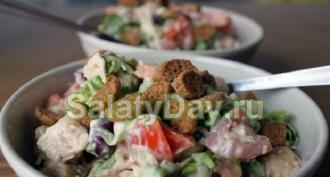 Salades de poulet - recettes délicieuses et simples
