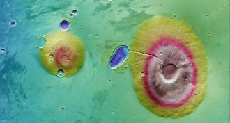 Marso pietinis ašigalis gali slėpti didelį požeminį ežerą Sausumos planetos