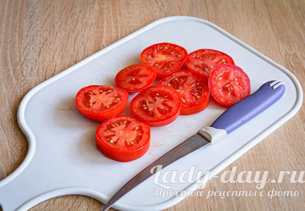 Рецепт Жареные помидоры с сыром