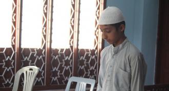 Prières musulmanes lues avant de manger