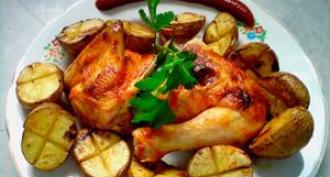 طهي الدجاج احباط في الفرن - وصفات خطوة بخطوة